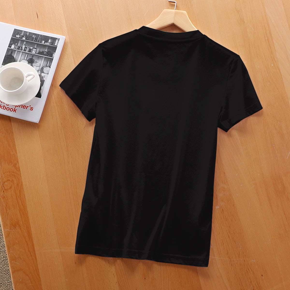 West Coast Diamond Filtered Palms Street Graphic Womens T-Shirt Black