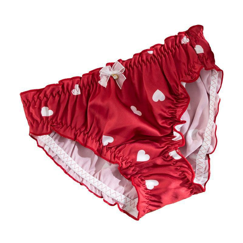 Sexy Kawaii Knot Women's Panties Cartoon Soft Ladies Briefs