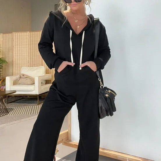 Women's Autumn Leisure Solid Color One-piece Sweater