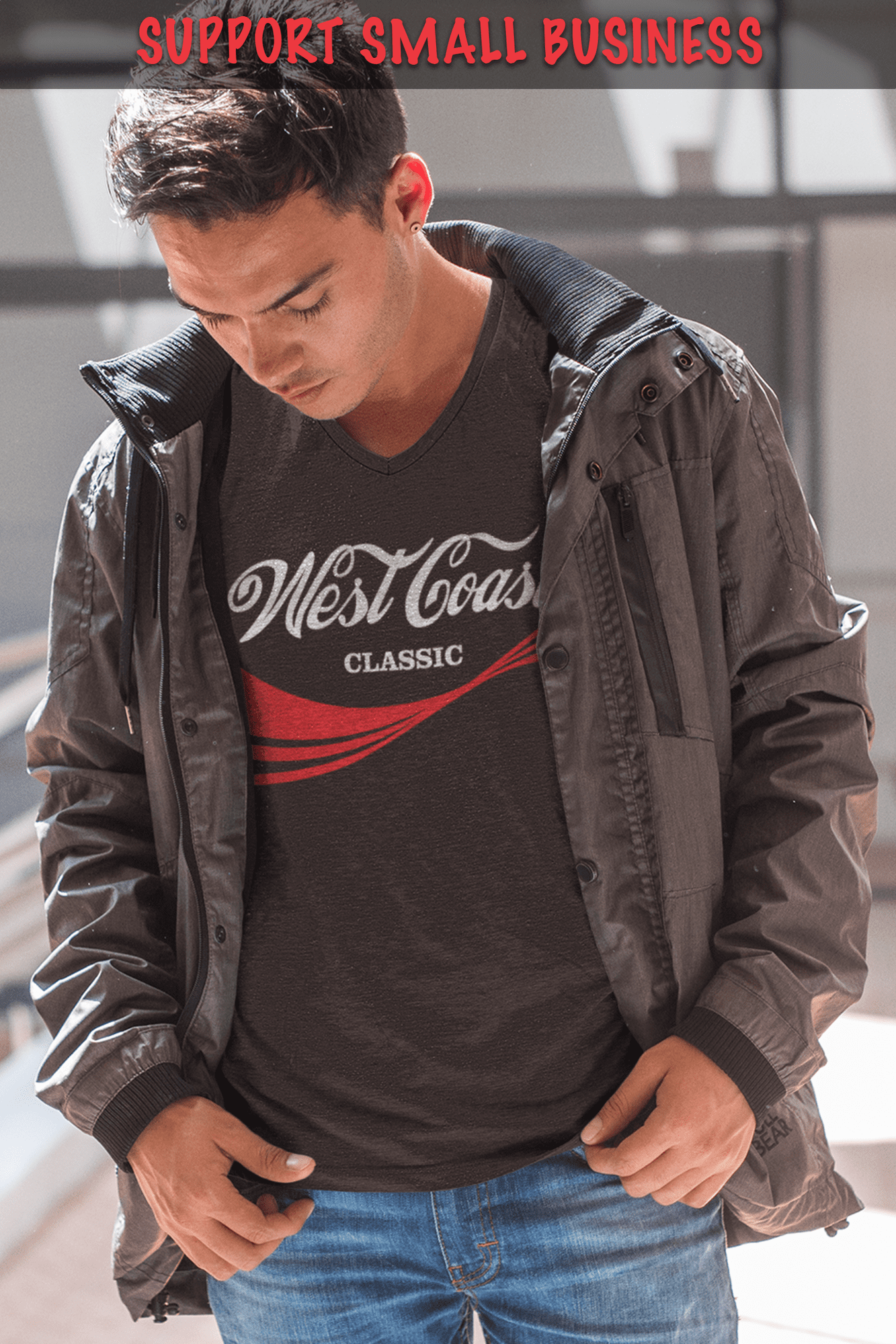 ShirtBANC West Coast Classic Cali Mens Shirt California Lifestyle Culture Tee